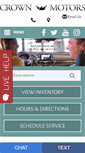 Mobile Screenshot of crownmotors.com